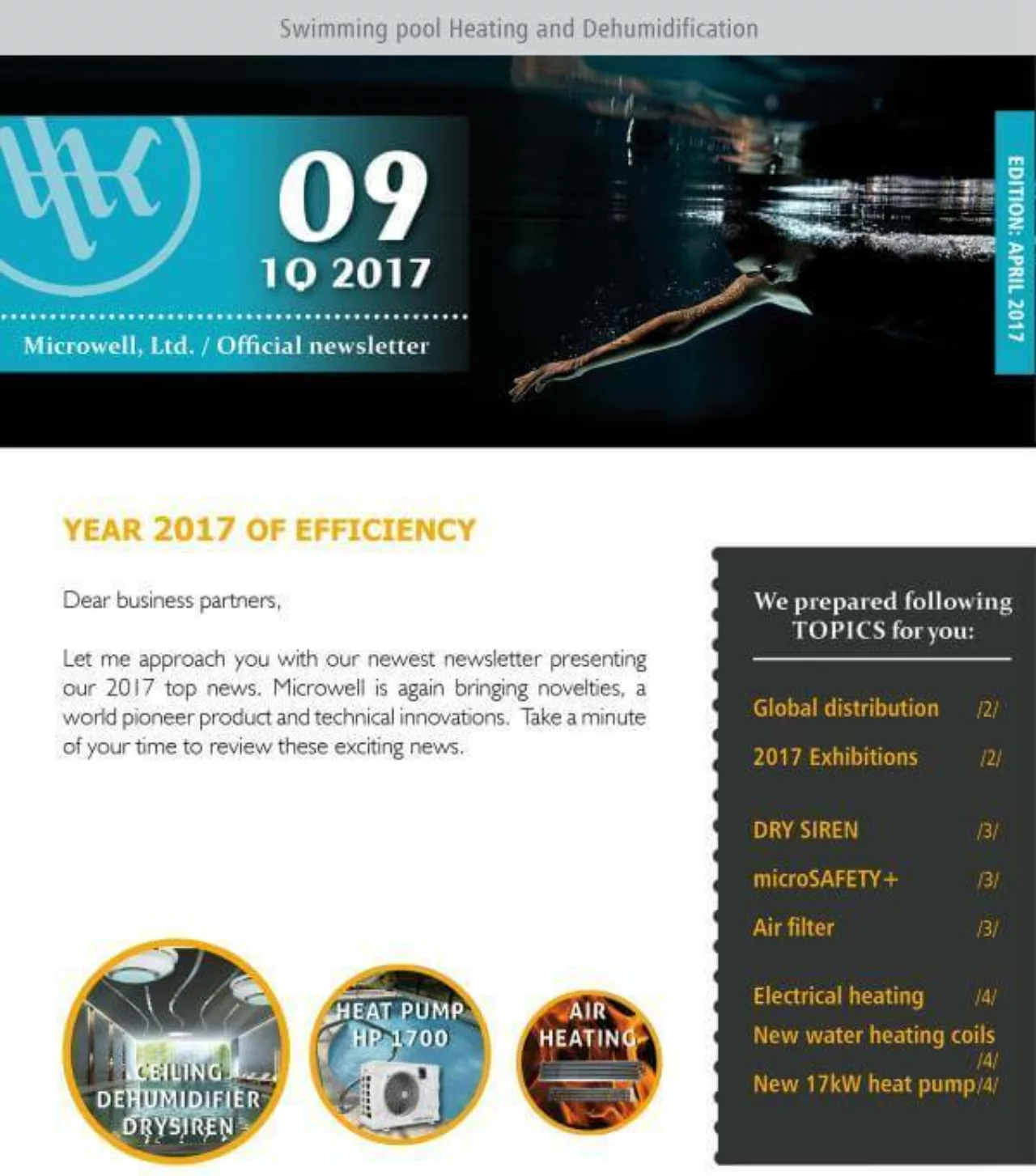 Microwell Newsletter 09/2017 | Blog - Microwell