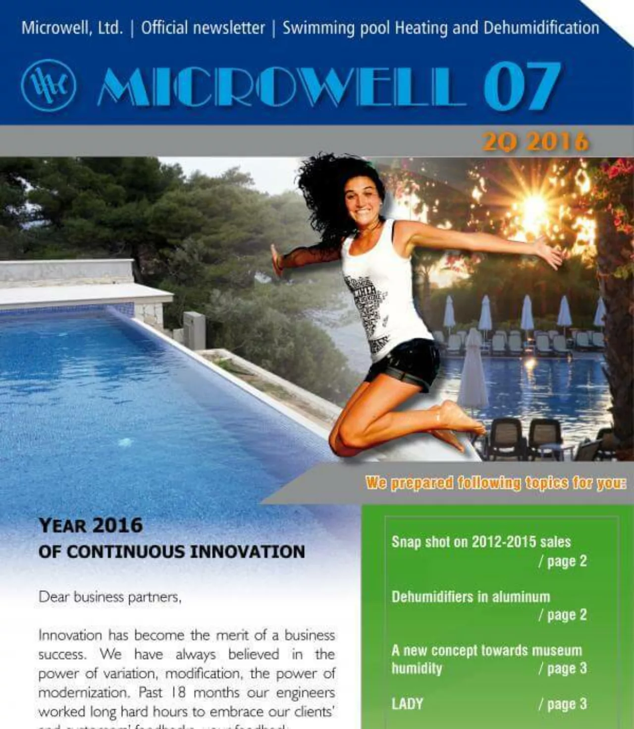 Microwell Newsletter 07/2016 | Blog - Microwell