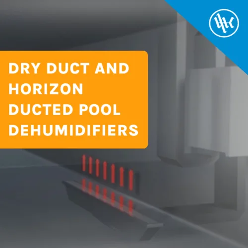 Microwell DRY DUCT and HORIZON ducted pool dehumidifiers replace traditional recuperation methods.