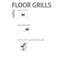 Floor Grills Type | Aluminiowe podłogowe szyny wentylacyjne - Microwell